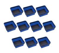 AB Tools Collapsible Magnetic Parts Tray Dish Storage Bowl Holder Oil Resistant Plastic 10Pc