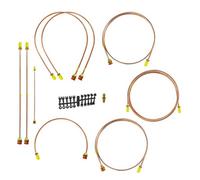 AB Tools Copper Brake Pipe Fitting Pipe And Clamp Set For Triumph Spitfire Mk4 & 1500