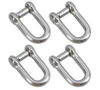 AB Tools Countersunk Pin Dee Shackle 4Pk 8mm Hex Socket Rigging Link Stainless Steel 316