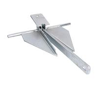 AB Tools Crown Stock Spade Cruising Anchor 4.5kg Galvanised for Medium Boats/Yachts