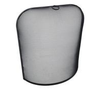 AB Tools Curved Fire Spark Guard Black Freestanding Fireside Fine Mesh Protector Screen