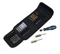AB Tools Detail Wire Brush Set, Mini Wire Cleaning Brushes, Pipe Cleaner 20Pc Sil239