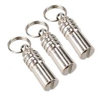 AB Tools Dog Cat Pet Identity Tube Id Tag 3Cm With 0.5Cm Round Barrel 3 Pack