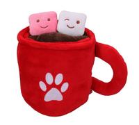 AB Tools Dog Christmas Gift Mellow Coco Mug Festive Squeaky Plush Play Toy Present