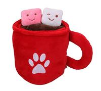 AB Tools Dog Mellow Coco Mug Festive Squeaky Plush Play Toy Present
