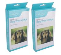 AB Tools Dog Poop Waste Bags Disposal With Tie Handles Heavy Duty Biodegradable 144Pc