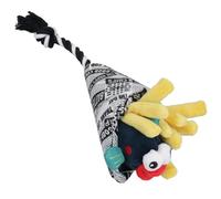 AB Tools Dog Puppy Gift Fish & Chips Food Themed Soft Plush Squeaky Play Toy Present