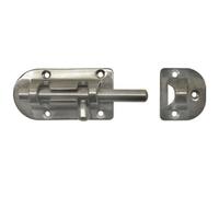 AB Tools Door Bolt Cabin Security Lock Polished Stainless Steel Marine Grade Toilet Dk21