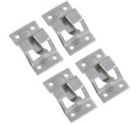 AB Tools Door Retaining Catch Plate For T Bar Retainer Trucks Trailers Stainless Steel 4Pc