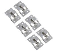 AB Tools Door Retaining Catch Plate For T Bar Retainer Trucks Trailers Stainless Steel 6Pc