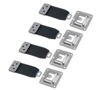 AB Tools Door Retaining Retainer Check Straps Stainless Steel For Trucks Trailers Vans 4Pc