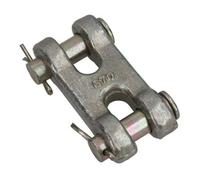 AB Tools Double Clevis Link Joiner Attachment For 7/16In - 1/2In Sized Chains Hooks 1Pc