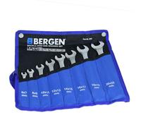 AB Tools Double Ended Open Metric Spanner Set 6mm - 22mm 8Pc 16 Sizes Bergen