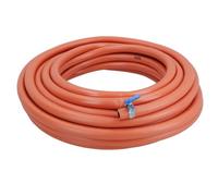 AB Tools Drain Down Pvc Rubber Hose 15 Metres No Kink With Hose Clip Plumbing