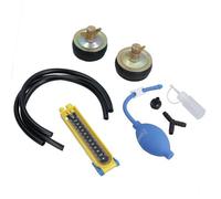 AB Tools Drain Pipe Air Water Pressure Testing Kit Sewer Plumbing Bung Plug Manometer