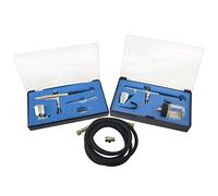 AB Tools Dual Action Airbrush Air Brush Spray Gun Complete Kit 0.3mm Nozzle Hobby Paint