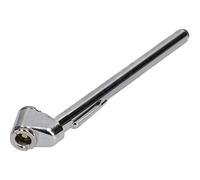 AB Tools Dual Foot Tyre Pressure Gauge Push + Pull 10 - 120 PSI For Cars Bikes Trucks