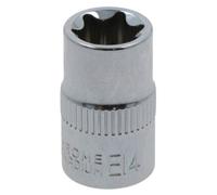 AB Tools E14 Female Torx Socket Star Bit 3/8" Drive Standard External Chrome Vanadium