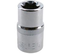AB Tools E16 Female Torx Socket Star Bit 1/2" Drive Standard External Chrome Vanadium