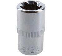 AB Tools E18 Female Torx Socket Star Bit 1/2" Drive Standard External Chrome Vanadium