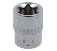 AB Tools E18 Female Torx Socket Star Bit 3/8" Drive Standard External Chrome Vanadium