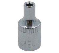 AB Tools E4 Female Torx Socket Star Bit 1/4" Drive Standard External Chrome Vanadium