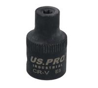 AB Tools E5 Female Impacted Impact Torx Star E Socket 3/8In Drive Shallow
