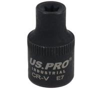 AB Tools E7 Female Impacted Impact Torx Star E Socket 3/8In Drive Shallow