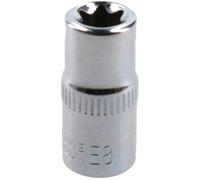 AB Tools E8 Female Torx Socket Star Bit 1/4" Drive Standard External Chrome Vanadium