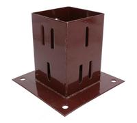 AB Tools Easy Grip Fence Post Bolt Down Shoe Holder Support Clamp 100mm X 100mm