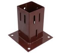 AB Tools Easy Grip Fence Post Bolt Down Shoe Holder Support Clamp 75mm X 75mm