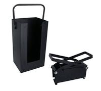 AB Tools Eco Briquette Maker & Holder Paper Log Fire Burner Newspaper Open Fire Pit Brick