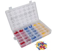 AB Tools Electrical Wire Terminal Insulated Connectors Spade Bullet Ring Crimps 480Pc