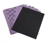 AB Tools Emery Cloth Sheets Abrasive Sandpaper Sheet Aluminium Oxide Mixed Grit 10Pk
