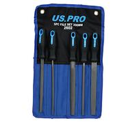 AB Tools Engineers Metal File Set with Soft Rubber Handles 5pc AT793