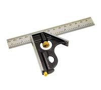 AB Tools Engineers Square 6" 150mm Adjustable Combination Set Square + Level