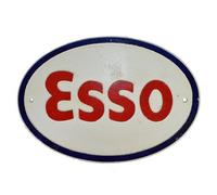 AB Tools Esso Cast Iron Sign Plaque Door Wall Garage Petrol Oil Workshop Garage Auto