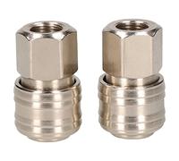 AB Tools Euro Air Line Hose Connector Fitting Female Quick Release 1/4 inch BSP Female 2pk