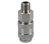 AB Tools Euro Air Line Quick Release Hose Coupler Connector 1/4 Bsp Male Thread 1Pc