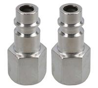 AB Tools Euro Air Line Quick Release Hose Fitting Connector 1/4 Bsp Female Thread 2Pc