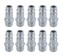 AB Tools Euro Air Line Quick Release Hose Fitting Connector 1/4 Bsp Male Thread 10Pc