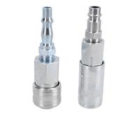 AB Tools Euro & Pcl Air Fitting Converter Adapter Airline Hose Quick Release 4Pk 1/4" Bsp