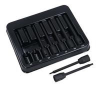 AB Tools Extra Long Hex Allen Key Impacted Impact Bit Sockets 3 - 10mm 110mm 7Pc Set