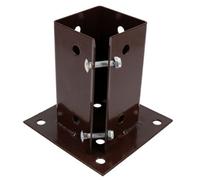 AB Tools Fence Post Decking Bolt Down Support Holder Clamp For Posts 75mm X 75mm