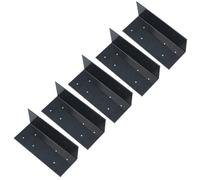 AB Tools Fence Post Extender Angle Bracket Grey 70 X 70 X 180mm Holder Support 5Pk