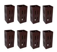 AB Tools Fence Post Extender Holder Support 100mm X 100mm Easy Grip Panel Trellis 8Pk