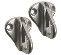 AB Tools Fender Hook Snap Type Boat Yacht Stainless Steel Marine Grade 2 Pack Dk49