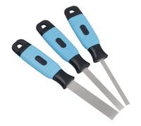 AB Tools Flexible Diamond Coated Thin Type Files Soft Grip Handles 3Pc 6 - 15mm Wide