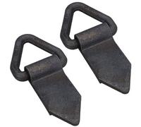 AB Tools Fold Over Tie Down Lashing Eye / Anchor Point Heavy Duty Self Colour Pair
