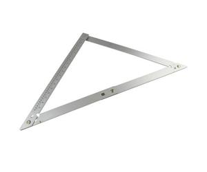 AB Tools Folding Square 24In Aluminium Ruler Angle Flooring Builders Floor With Case